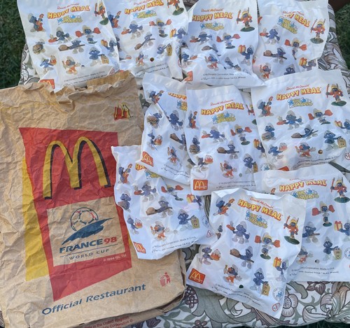 Vintage mcdonald smurfs - vintage,