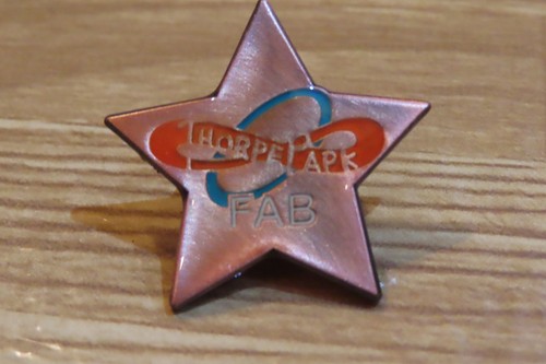Thorpe park staff - thorpe, pin