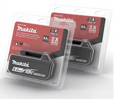 2x Genuine Makita 6ah 18v