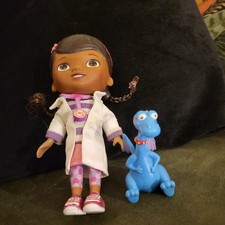 Disney Doll doc mcstuffins doll  14cm and stuffy figure  Excellent condition