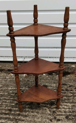 Vintage small whatnot shelf - whatnot,