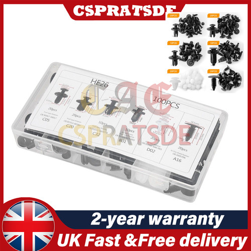 100pcs car body fastener clips - body,
