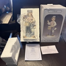 RARE Leonardo Collection By Annie Rowe Porcelain Clown Figurine Charlie Boxed