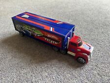 Hot Wheels 11.5” SPEEDWAY Hauler Car LAUNCHER Toy MATTEL Semi Truck 2008 Foldout