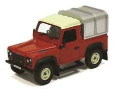Land Rover 90 With Canopy Red