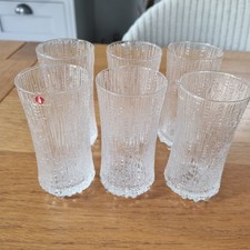 Six Iittala Ultima Thule Champagne Glasses - Tapio Wirkkala Excellent Condition