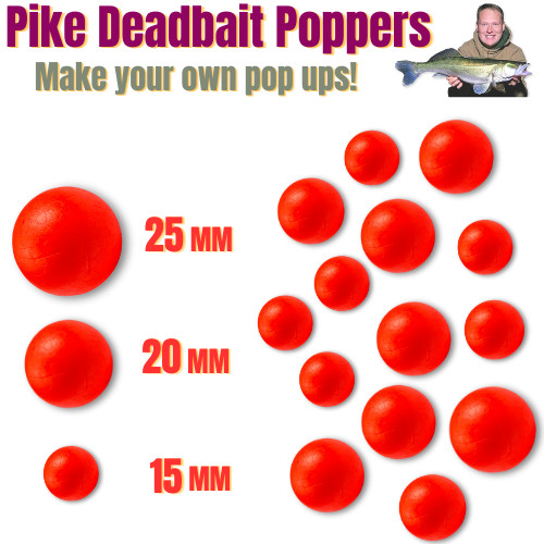 Large bait poppers red pike - poppers,