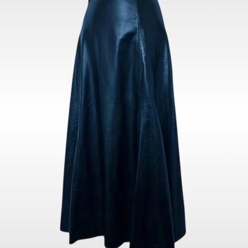 Zara faux soft leather blue
