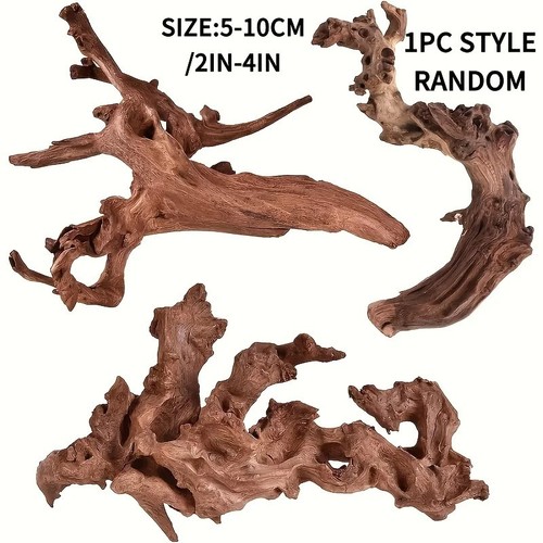 Natural tree trunk aquarium - natural,
