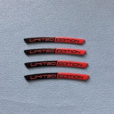 4pcs Limited Edition Logo Car