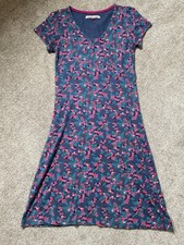 MUDD & WATER ladies lavender and pink summer dress size 8 organic cotton