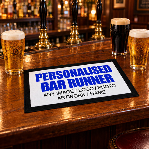 Personalised bar runner custom - personalised,