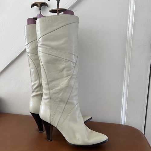 1980s saxone bootery - bootery, cream
