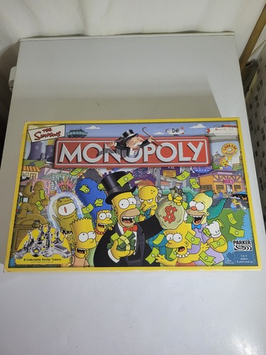 Simpsons monopoly board game - simpsons,