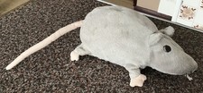 IKEA Grey Gosig Ratta Rat Soft Toy - 14 Inches Nose to End of Tail - No Label