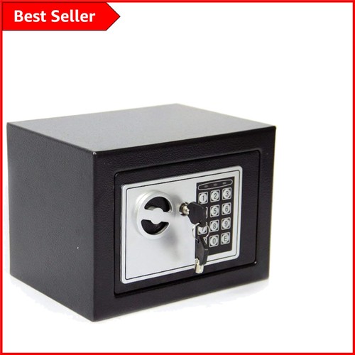Digital steel safe with - 6.6l,