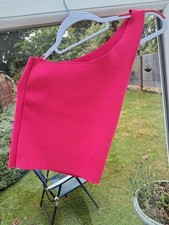 BNWOT Primark Women's One Shoulder Ribbed Vest Top Size 10