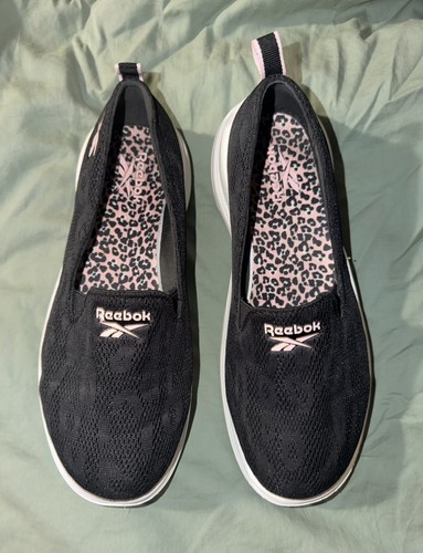 Women reebok black - black, slip