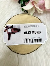 Olly Murs Concert Mock Ticket 2025 UK Tour | Personalised Gift