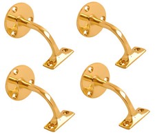 Pack of 4 Polished Brass