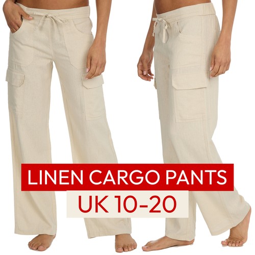 Womens linen lightweight beige - linen,