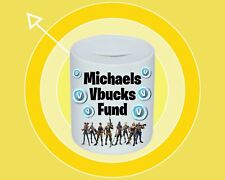 Fortnite Vbuck Fund Customisable Money Box Insert Name Gift Money Box