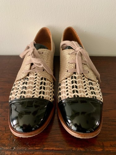 Chie mihara gold snakeskin - chie,