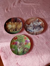 Lord of the Jungle, Kitten Kapers, The Crestley Collection, Cat Décor Plate + 2