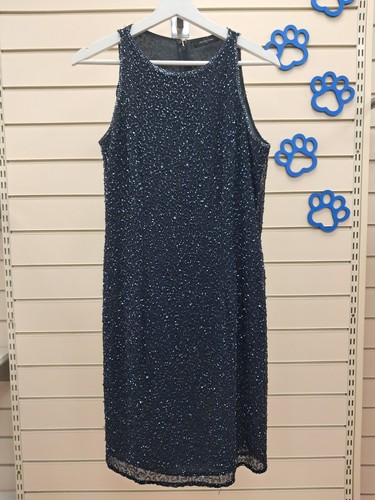 Classy night navy beaded - classy,