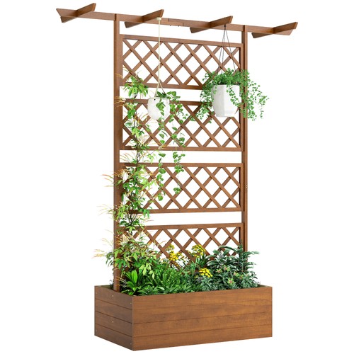 Outsunny wooden trellis - outsunny,