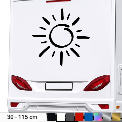 Sun sticker sunshine beach sea - sticker,