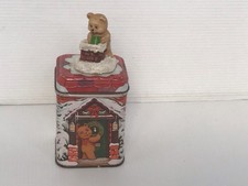 Teddy Tin, Marks And Spencer, St Michael, Vintage Christmas Tin