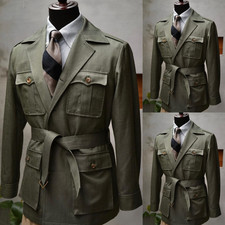 Green Men Safari Jackets with
