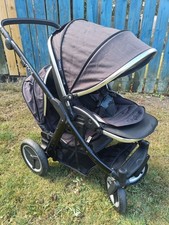 Oyster Max Stroller Double Twin Duo Tandem Buggy.