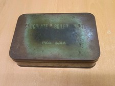 WWII ERA CHOCOLATE & BOILED