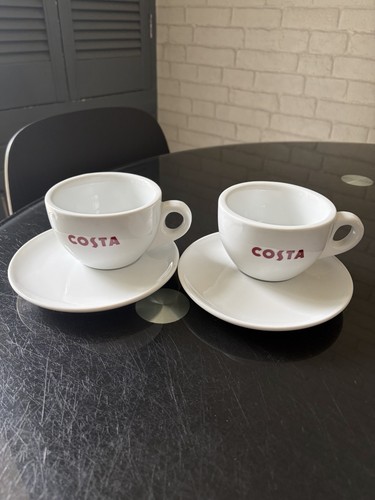 Two costa coffee cappuccino - two,