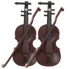 2pcs Mini Violins Decor
