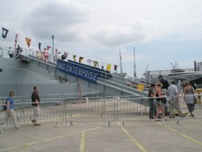 Photo 6x4 Gang  plank up to HMS Enterprise Portsmouth/SU6501 Taken at th c2008