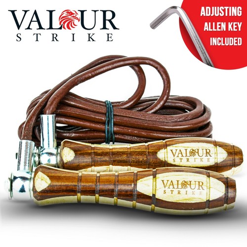 Skipping rope leather weighted - rope,