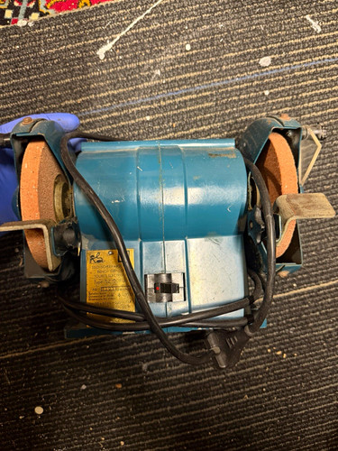 Vintage bench grinder - vintage,