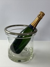 Mid Century Glass Champagne /