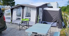 Kampa Dometic Club Air Pro 330 with Left Hand Extension & Tall annex bedroom