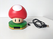 Official Nintendo / Super Mario Bros - Mushroom Digital Alarm Clock / Mood Light