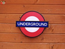 LONDON UNDERGROUND SIGN LIGHT