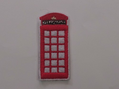 Telephone booth iron on or - telephone,