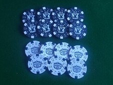 Set Of 15 Jack Daniels Poker Chips