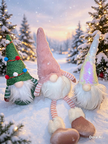 Set christmas gonks - 3,