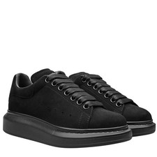 Alexander McQueen Black Suede & Leather Oversized Sneakers Size EU39 UK6 