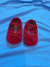 Red Pram Shoes Next Size 3-6 Months