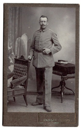 Cdv photo soldier before - cdv,